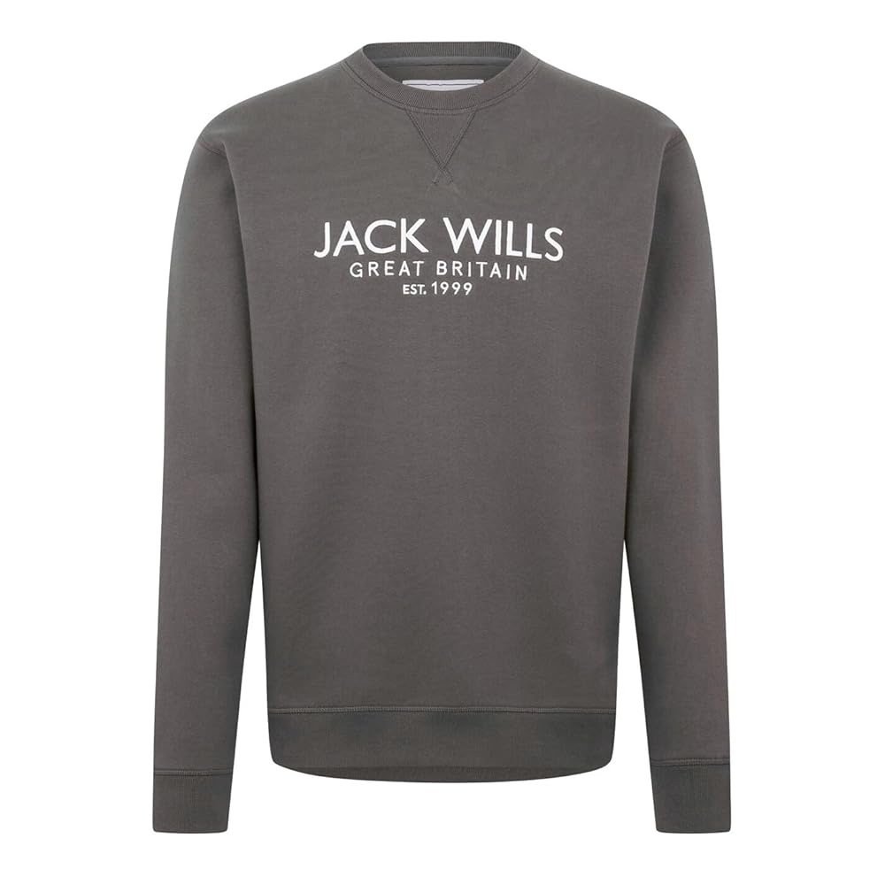 Jack Wills Charcoal Crewneck Sweater